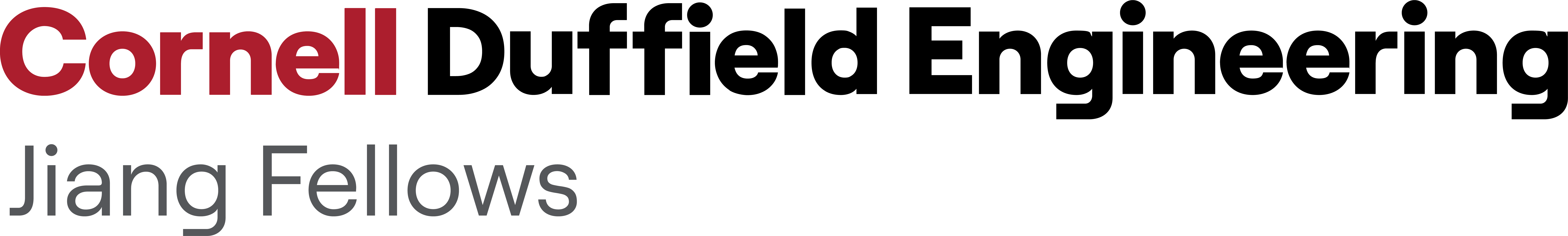 Cornell Duffield Engineering Jiang Fellows Logo