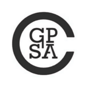 GPSA inside an open circle