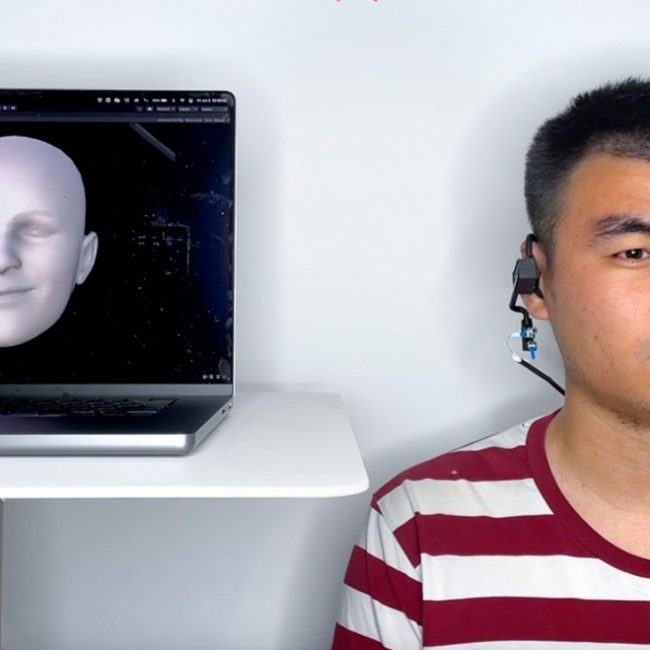 ‘Earable’ uses sonar to reconstruct facial expressions