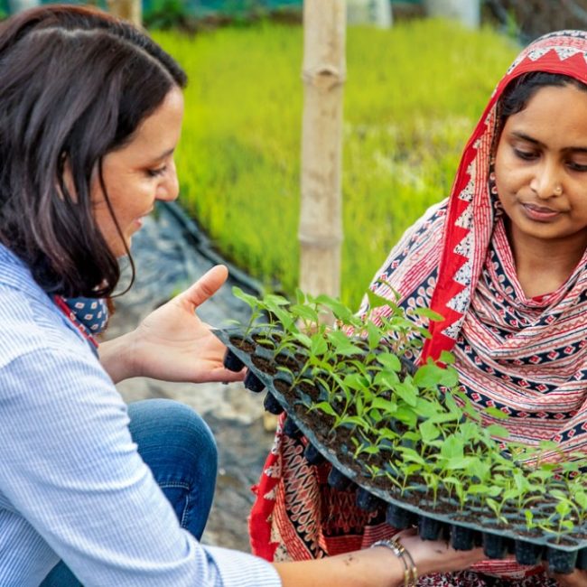Women entrepreneurs grow resources in Bangladesh