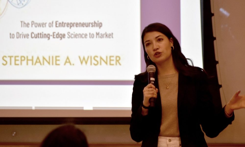 Stephanie Wisner presenting
