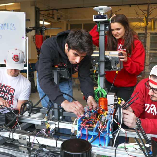 Undergrads’ weed-killing robot wins top prize