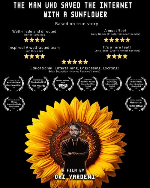 The Man Who Saved the Internet with a Sunflower film poster